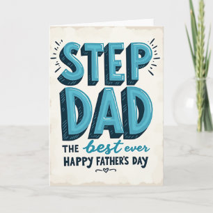 Azure Step Dad Fathers Day Card