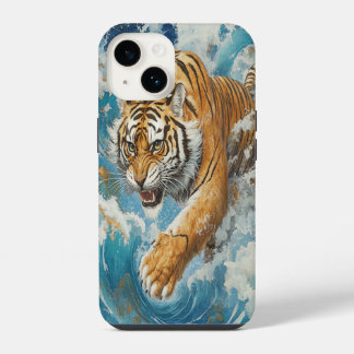 🐅 Azure Stride iPhone Case