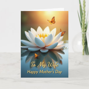 Azure Tipped Mothers Day Card