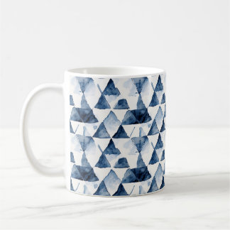 Azure Triangles Coffee Mug