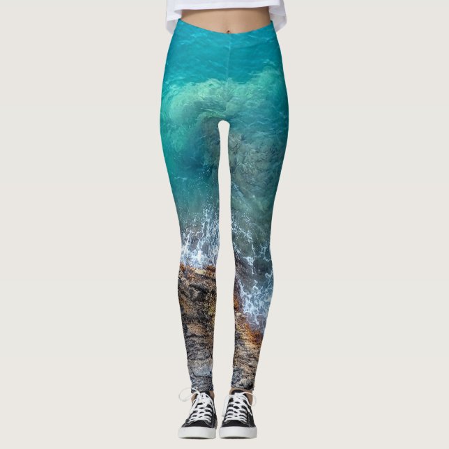 Azure waves leggings (Front)