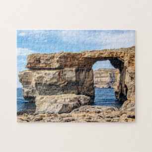 Azure Window in Malta Jigsaw Puzzle