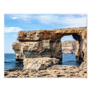 Azure Window in Malta Photo Print