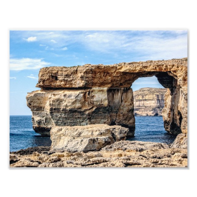 Azure Window in Malta Photo Print (Front)