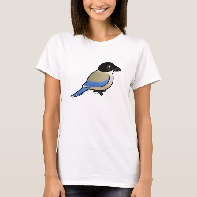 Azure-winged Magpie T-Shirt (Front)