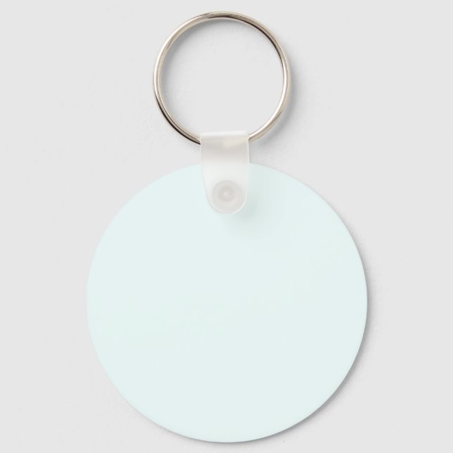 Azure (X11/web color) (solid color) Key Ring (Front)