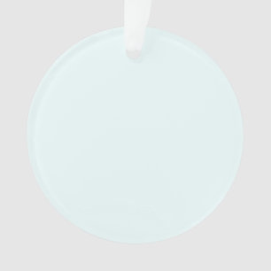 Azure (X11/web color) (solid color) Ornament