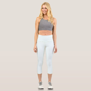 Azure (X11/web colour) (solid colour) Capri Leggings