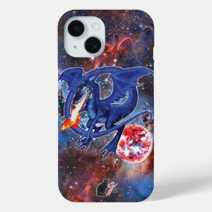 Azurite Cosmic Dragon Case-Mate iPhone Case