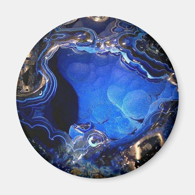 Azurite Geode Magnet (Front)
