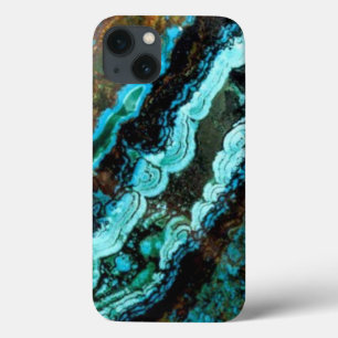 Azurite Malachite Gemstone iPad Case