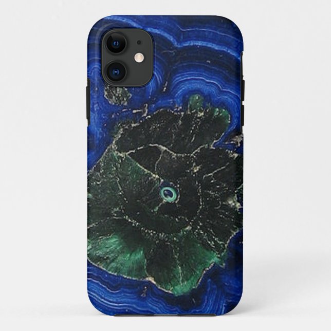 Azurite Malachite Island Case-Mate iPhone Case (Back)