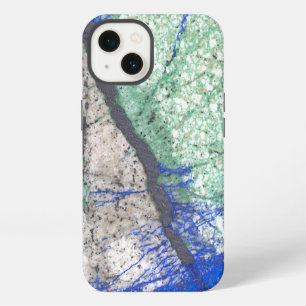 Azurite Malachite Stone iPhone 13 Case