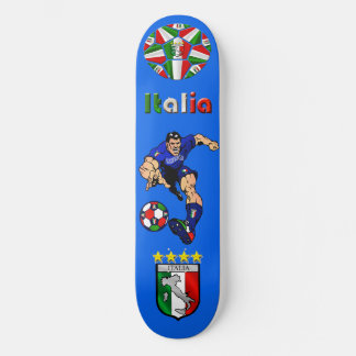 Azzurri Man Italian soccer football gift ideas Skateboard