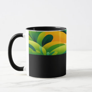 B08 - Cup with Yellow Green Gradient