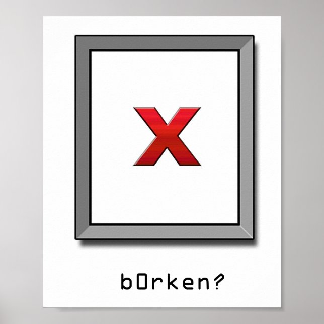 b0rken? poster (Front)