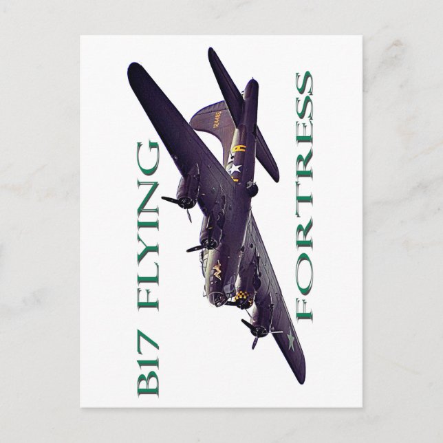 B17 Flying Fortress Postcard (Front)