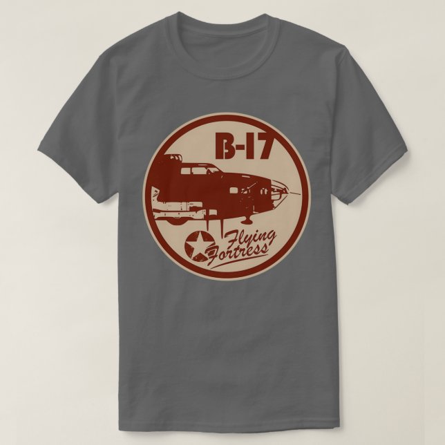 B17 Flying Fortress  T-Shirt (Design Front)