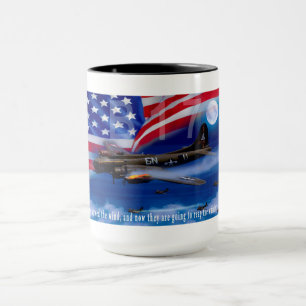 B17 With Bomber Harris Quote Mug