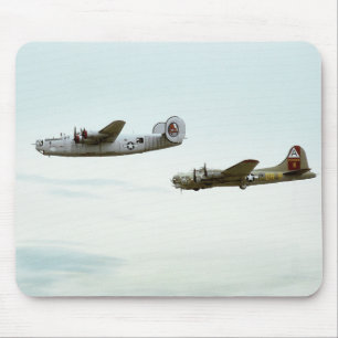 B24 and B17 Flying Mousepad