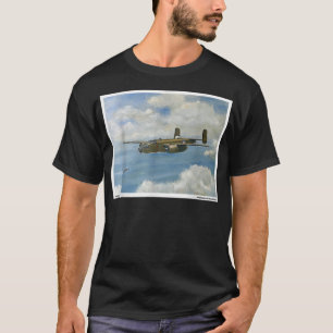 B25 Mitchell WW2 Plane Painting Military Novelty G T-Shirt