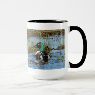 B25 Northern Shoveler Drake Mug