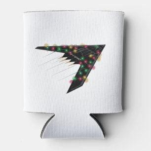 B2 Stealth Spirit Christmas Aeroplane Jet Digital Can Cooler