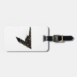 B2 Stealth Spirit Christmas Aeroplane Jet Digital Luggage Tag