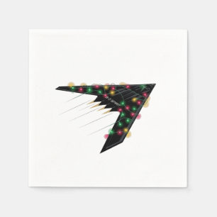 B2 Stealth Spirit Christmas Aeroplane Jet Digital Napkin