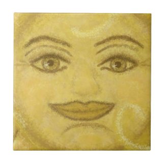 B2 - Sunface Mural, Centre - B2 Tile