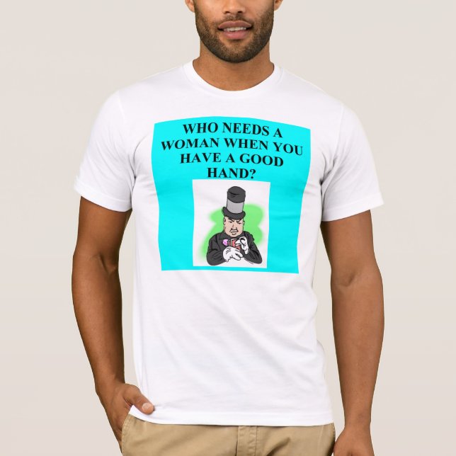 B2duplicate bridge game player T-Shirt (Front)