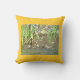 B34 Mother Duck and Ducklings Cushion
