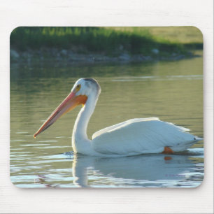 B4 White Pelican Mouse Pad