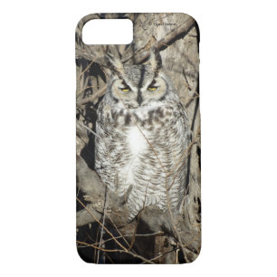 B51 Great Horned Owl iPhone 8/7 Case