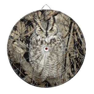 B51 Great Horned Owl Dartboard