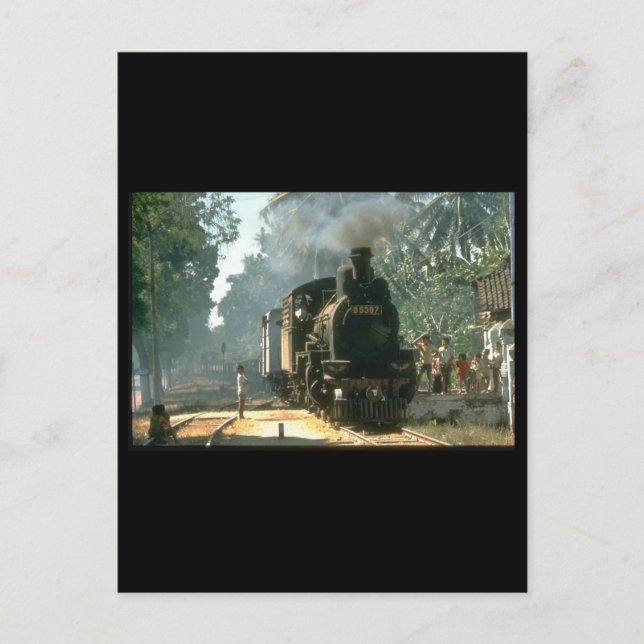 B5305 stops to raise steam_Steam Trains Postcard (Front)