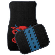 B5 Blue Demon Car Floor Mat