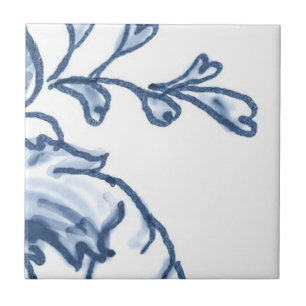 B6 - Delft Basket Mural Tile - B6