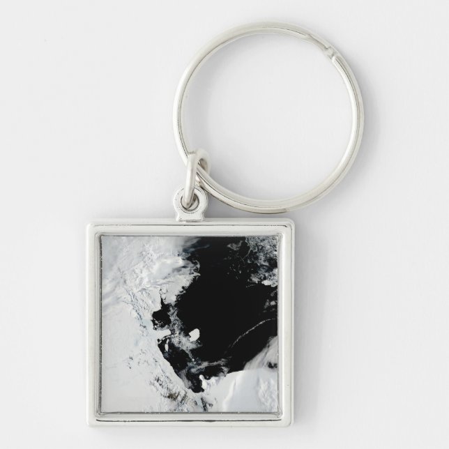 B-15J iceberg in the Ross Sea, Antarctica Key Ring (Front)