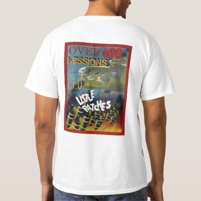 B 17 Flying Fortress Aeroplane T Shirt (Back)