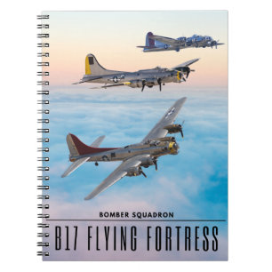 B-17 Flying FORTRESS BOMBER SQUADRON Notebook