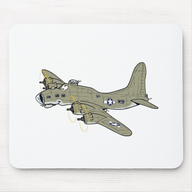 B-17 flying fortress mouse pad (Front)