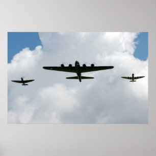 B-17 Flying Fortress Poster