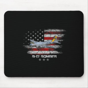 B-17 Flying Fortress World War 2 Bomber Warplane W Mouse Pad