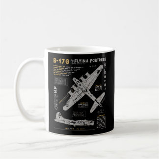 B-17 Flying Fortress Ww2 B-17G Bomber Vintage Avia Coffee Mug