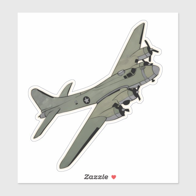 B-17, Flying Fortress, WW2 Bomber (Sheet)