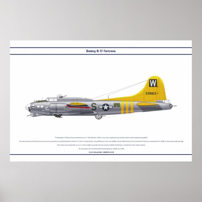B-17G USA 835BS 1 POSTER (Front)