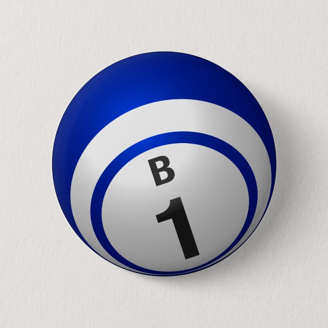 B 1 bingo button (Front)