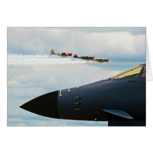 B-1 Bomber and WWII Fighters