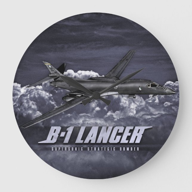 B-1 Lancer Large Clock (Front)
